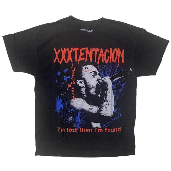 XXXTentacion Men's Officially Licensed I'm Lost Then I'm Found Tee T-Shirt - Picture 1 of 1